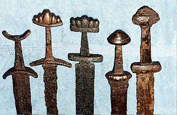 Viking sword hilts